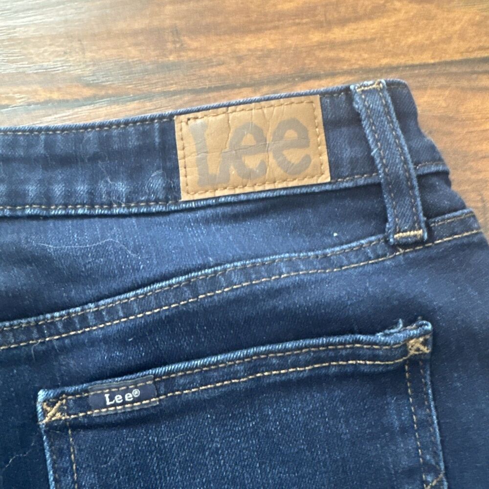 Lee Sculpting Women’s 12L Regular Fit Mid Rise Blue Denim Jeans Stretch 5-Pocket - Picture 8 of 12